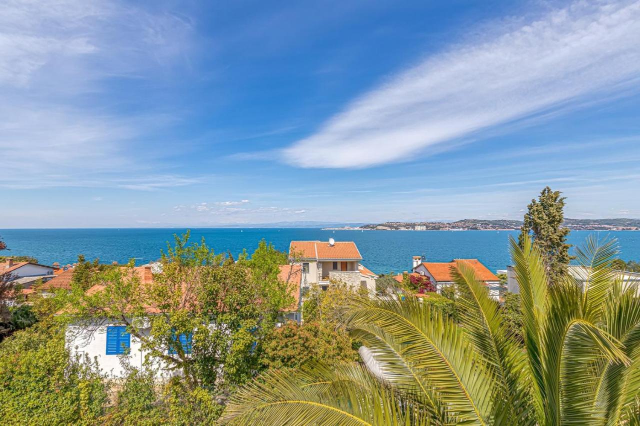 Villa Milena With Pool And Sea View Crveni Vrh Kültér fotó